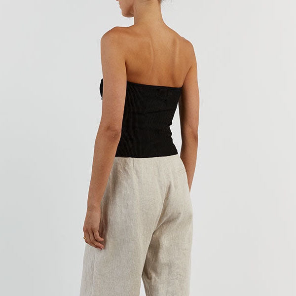 Maggie Twist Front Knit Tube Top