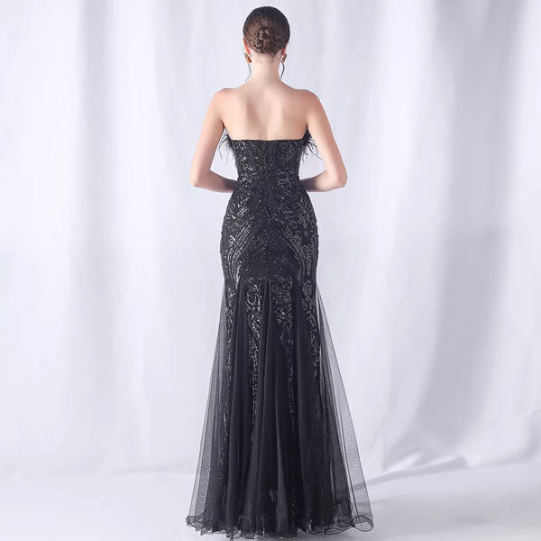Allura Sparkling Sequin Mermaid Evening Dress