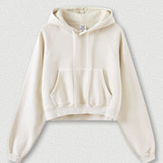 Jolene Cropped Sweater Hoodie