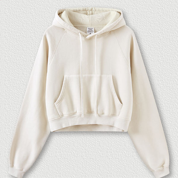 Jolene Cropped Sweater Hoodie