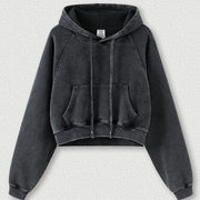 Jolene Cropped Sweater Hoodie