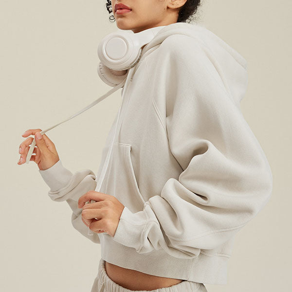 Jolene Cropped Sweater Hoodie