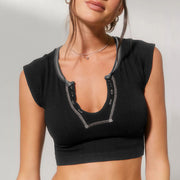 Annie Rib Cropped Top