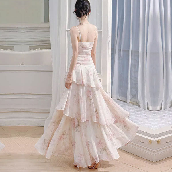 Kerrisa Ethereal Flora Blossom Layered Dress