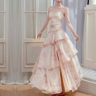 Kerrisa Ethereal Flora Blossom Layered Dress