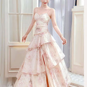 Kerrisa Ethereal Flora Blossom Layered Dress