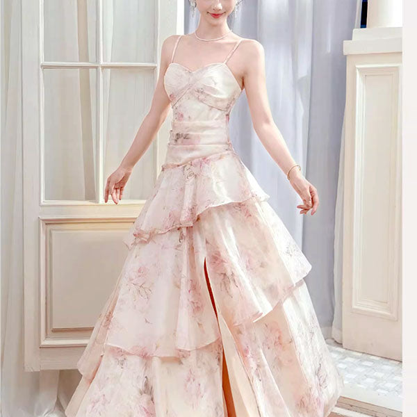 Kerrisa Ethereal Flora Blossom Layered Dress
