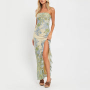 Lana Floral Strapless Maxi Dress
