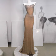 Phyllis Glamorous Beaded Luxe Evening Dress