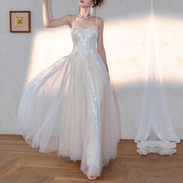 Selena Ethereal Elegance Glittering Tulle Dress S Selena Ethereal Elegance Glittering Tulle Dress S