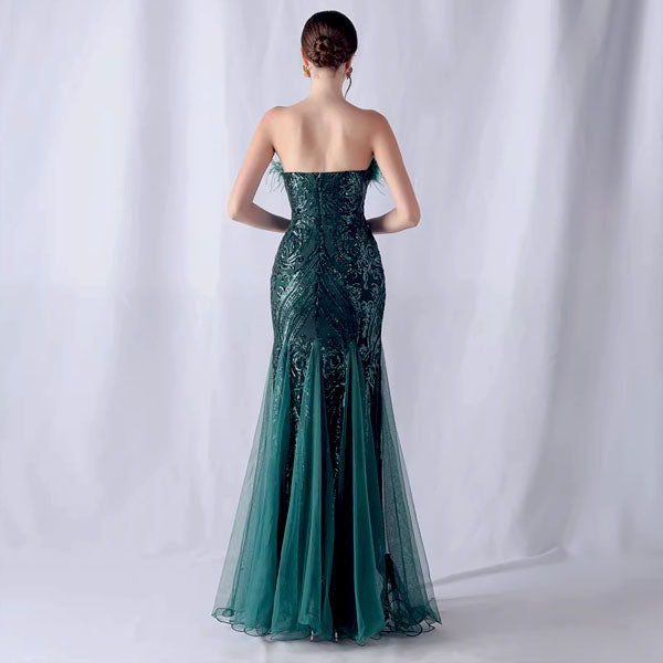 Allura Sparkling Sequin Mermaid Evening Dress