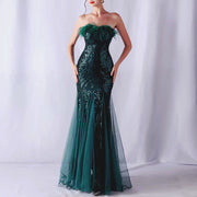 Allura Sparkling Sequin Mermaid Evening Dress