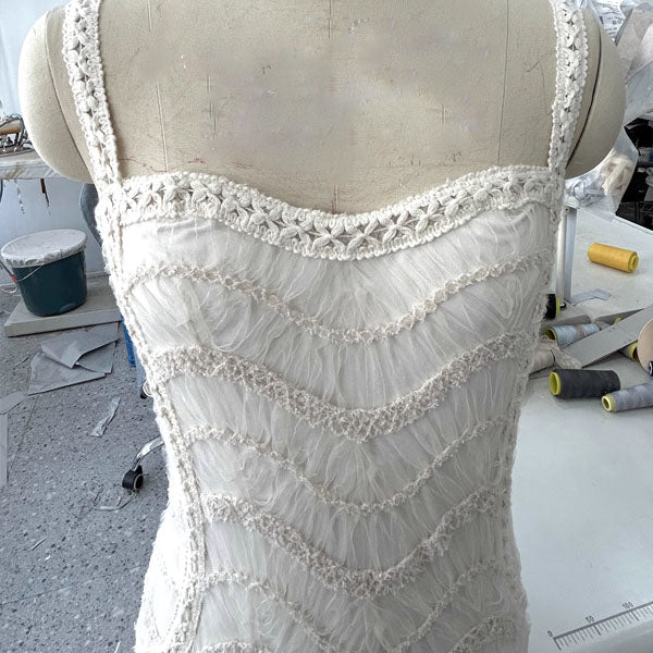 Elara Elegant Knit Lace Vintage Inspired Dress