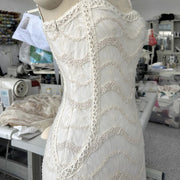Elara Elegant Knit Lace Vintage Inspired Dress