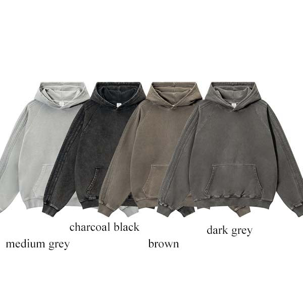 Rinna Light Washed Oversize Hoodie Sweater