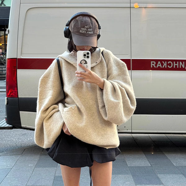 Claudia Cozy Relax Fit Luxe Cloud Hoodie