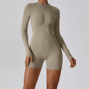 Kendrall Zip Front Long Sleeve Bodysuit