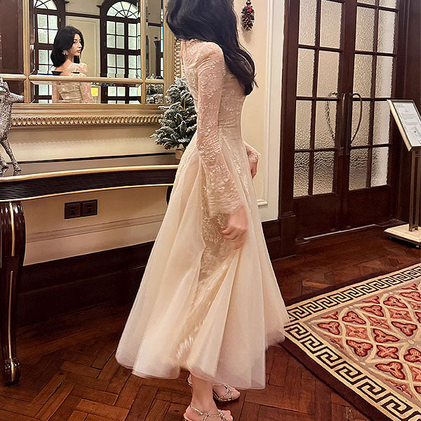chinese dress ladies Ethereal Lace Maxi Dress main image 0