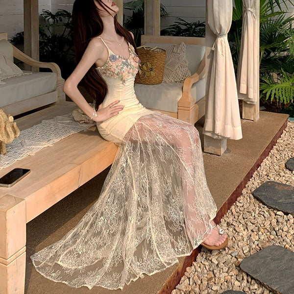 Arabella Romantic Floral Lace Maxi Dress Arabella Romantic Floral Lace Maxi Dress
