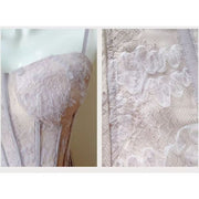 Serina Lilac Whisper Romantic Lace Corset Dress