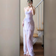 Elyssa Rare Beauty Bustier Tulle Bodycon Dress