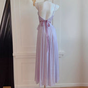Lynn Lilac Serenity Frilly Maxi Dress