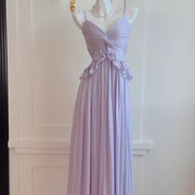 Lynn Lilac Serenity Frilly Maxi Dress
