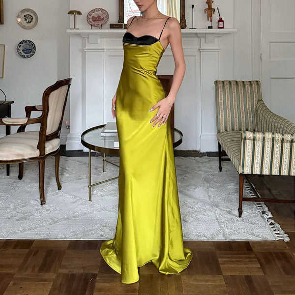 fishtail formal dress Vivienne Elegant Olive Satin Slip S Shell Fabric Color:Martini Shop Mini Party Tulle campaign:autumn-preview-24