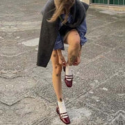 Kimberly Classic Double Strap Mary Jane Shoes