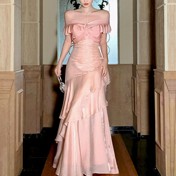 long pastel formal dress BIANCA Formal Dress main image 1