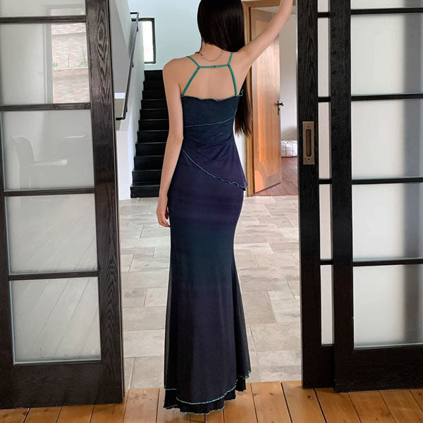 Merinda Floral Mermaid Maxi Dress