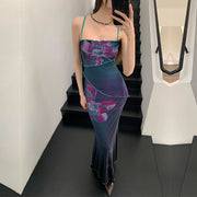 Merinda Floral Mermaid Maxi Dress