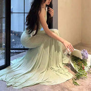 Rosie Sophistication Halter Mermaid Maxi Dress