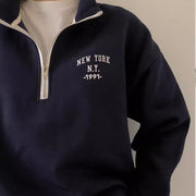 Celia NEW YORK 1991 Zipper SweatShirt