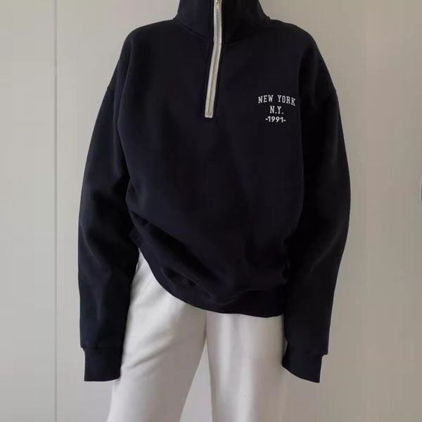 Celia NEW YORK 1991 Zipper SweatShirt