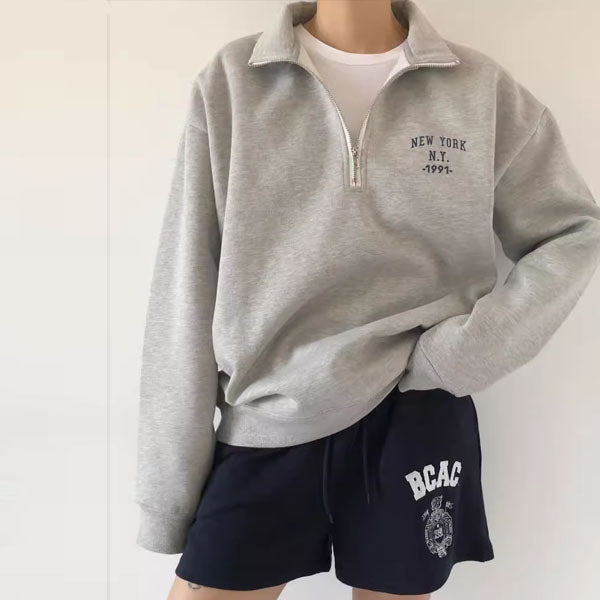 Celia NEW YORK 1991 Zipper SweatShirt