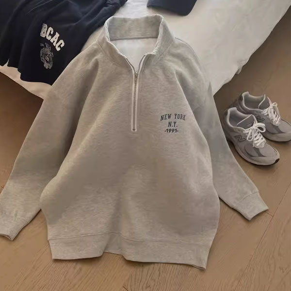 Celia NEW YORK 1991 Zipper SweatShirt