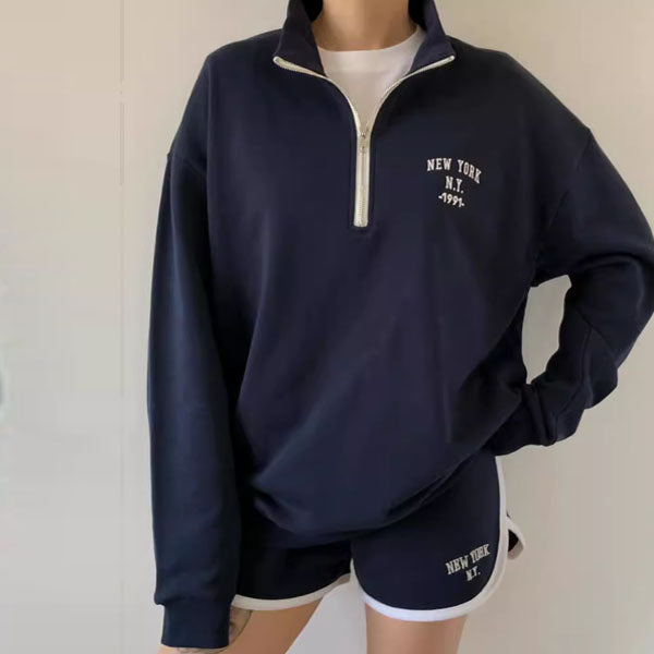 Celia NEW YORK 1991 Zipper SweatShirt