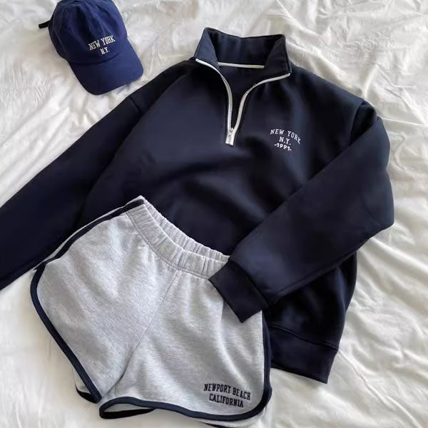 Celia NEW YORK 1991 Zipper SweatShirt