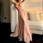 Natalie Romantic Lace Floral Corset Tulle Evening Dress