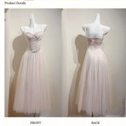 Celestia Blush Tulle Romantic Vintage-Inspired Dress