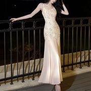 Chérie Feminine Embellished Flora Evening Dress