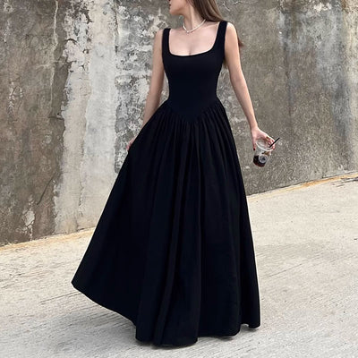 Millie Sleeveless Low Back Maxi Dress