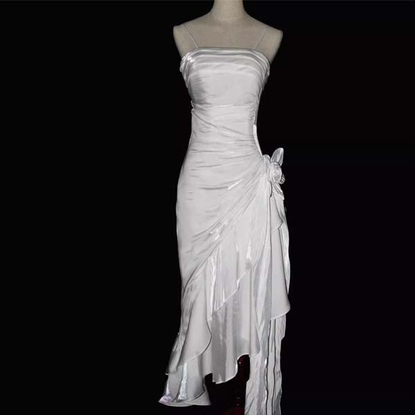 Elisa Ruffles Layered Asymmetrical Dress M / Lilac Elisa Ruffles Layered Asymmetrical Dress M / Lilac
