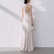 Esther Elegant Halter Maxi Dress