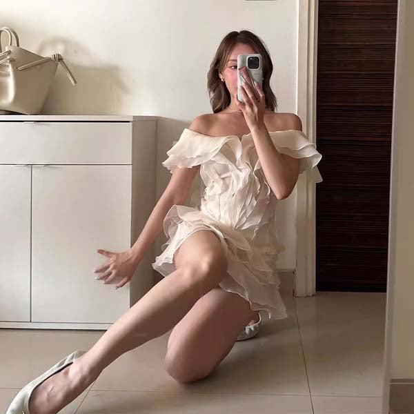 Kaylen Elegance Enchanté Mini Dress