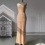 Jessi Embellishment Bodycon Maxi Dress
