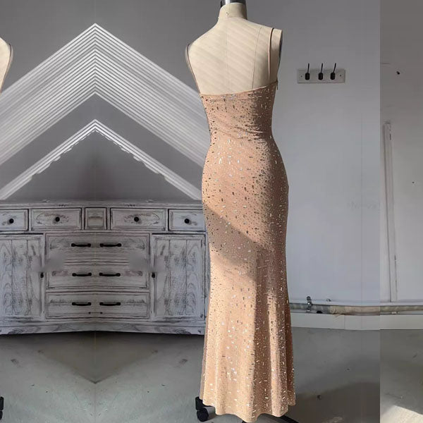 Jessi Embellishment Bodycon Maxi Dress