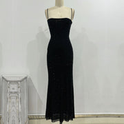 Jessi Embellishment Bodycon Maxi Dress