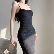 Jessi Embellishment Bodycon Maxi Dress